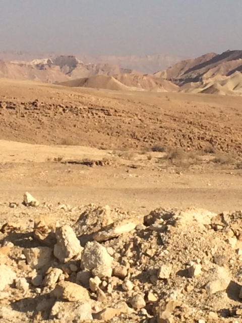 In The Ramon Crater
